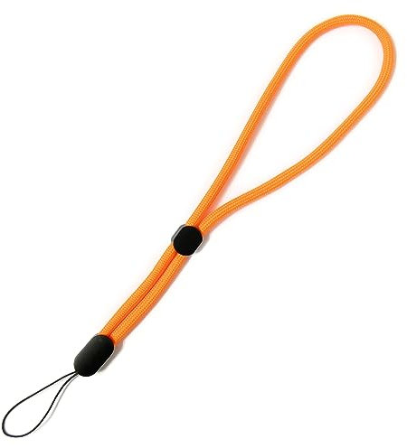trage.band® dragonne courte réglable pour poignet, orange