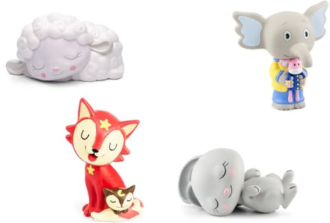 tonies Collection Sommeil, 4 Personnages avec Histoire Audio et chansons pour conteuse Toniebox : Doudou Lapinou, Mumfie, Doudou Mouton et pour S'Endormir - boîte à Histoires Vendue séparément