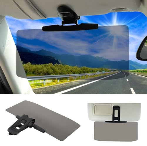 Sun Visor Extension for Car, Anti-Glare,fit Front Seat Driver Passenger1pcs | UV & anti-glare for clear road vision. Non-slip clip holds firm on bumpy roads. Fits most cars, folds flat for easy storage