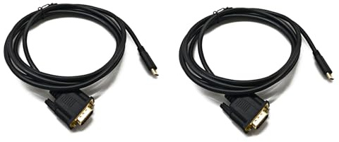 KEALBAUS 2 câbles USB C vers VGA de 1,8 m, câble USB de type C vers VGA, convient pour les appareils USB 3.1, etc.
