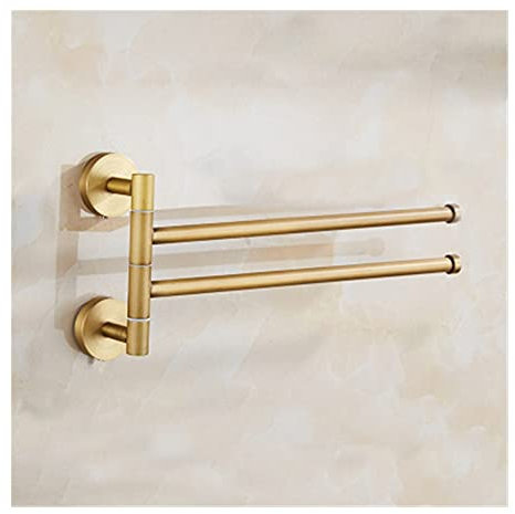 DKRAHRJJ Handtuchständer, Badetuchstangen Aus Messing, Handtuchhalter Fürs Badezimmer, Badetuchständer/Two Bars a