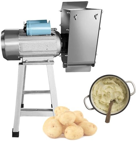KJZHFOZ Stainless Steel Potato Ricer Press, Potato Ricer Masher, Vegetable and Fruit Masher, Heavy-Duty Potato Food Masher