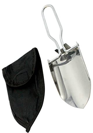 INOOMP Faltbare Gartenschaufel Werkzeug Zum Entfernen Von Schlamm Im Freien Mit Aufbewahrungstasche Leicht Und Robust Für Gartenarbeit