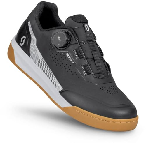 SCOTT MTB Volt Evo Flat Boa Dirt Fahrrad Schuhe schwarz/weiß 2026: Größe: 41
