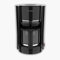 Terraillon – Diamante negro – Cafetera filtro eléctrico, jarra de cristal, 980 W, capacidad 1,25 L, mantenimiento caliente, indicador de nivel de agua, función antigoteo, base en relieve efecto