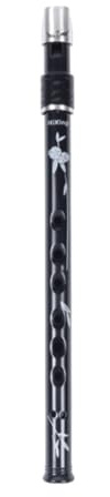 GREOHNMPAW 6 Löcher Irish Tin Penny Whistle mit Etui, Tonart CD, Flöte, Pfeife, Instrument, Holzblasinstrument für Musikliebhaber, Tonart D