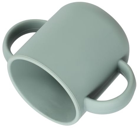 ERINGOGO Babybecher Aus Lebensmittelechtem Silikon Trainingsbecher Mit Zwei Griffen Bruchsicherer Trinklernbecher Für Kleinkinder Rutschfest Gripfest Wasserfester Becher Für Babys Und Kinder