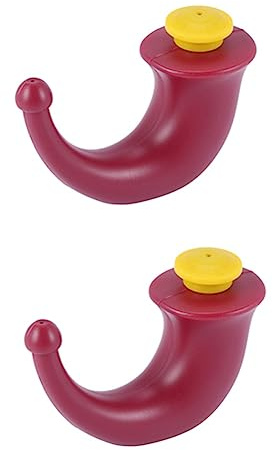 JANZU 2 pz Yoga Bottiglia d'acqua Yoga Nasale Neti Vaso Risciacquo Naso di Lavaggio Sinus Sinus 200ML