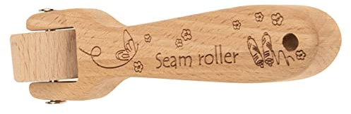 SEWACC Rodillo De Costura Plano Rodillo Para Empapelar Mango De Madera Resistente