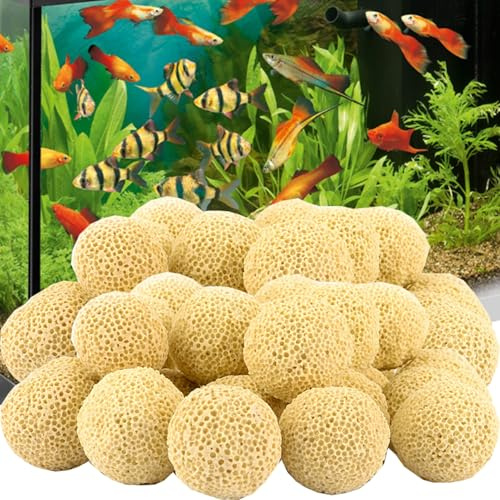 4.2kg Balls for Aquarium Filter, Pond Filter Media, Fish Tank Filter Media, Balls Ceramic Rings, For fish tank, pond filtration