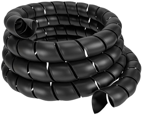 ANCIMOON Hydraulic Hose Protector, 2 OD x 10' Length Spiral Wrap