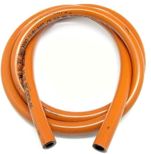 REPORSHOP Tubo Goma Butano 1,5 Metros Homologado – Manguera de Gas para Butano y Propano – Alta Resistencia y Seguridad – Con Fecha de Fabricación y Caducidad – Instalación Doméstica o Comercial