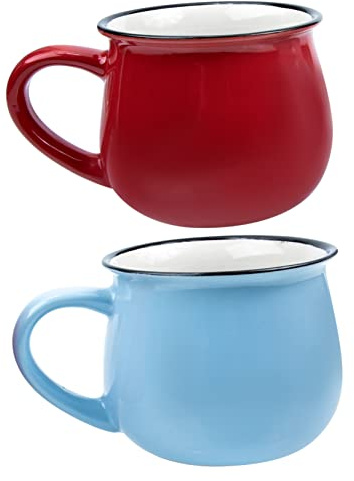 LIGIGWASH 2pezzi Tazza in Tazza Da Latte Da Cappuccino Per Bar Tazze Fantastiche Colazione Facile