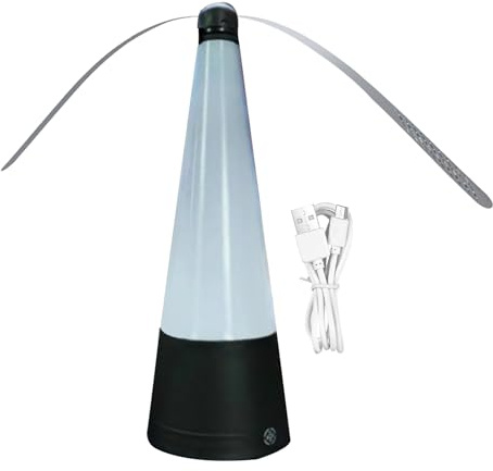 Ventilateur de mouche - 189 g Fly Repeller, Wide Utilise un ventilateur d'insectes de table | Ventilateurs lumineux LED extérieur intérieur pour camping, cuisine, table de salle à manger, protection