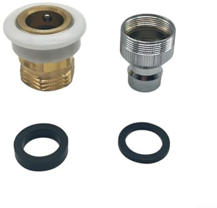 Honseadek Snap Adapter Faucet Male Connector Male 15 over 1627 for 55 over 6427 Humidifiers Coupling 3 over 4 Garden Hose Machines Mobile Washing for Dishwashers Female