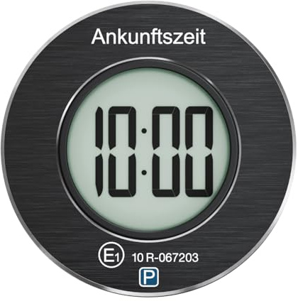 Needit ParkOne [NEUES Modell 2026] – Vom Marktführer für elektronische Parkscheiben mit Magnet-Halterung – Automatische Parkzeiterfassung – Abnehmbar & hochwertig verarbeitet