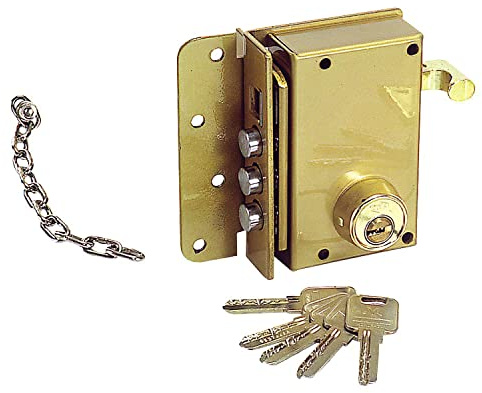 Cerradura Ucem Seguridad 4500-s-he/Izquierda