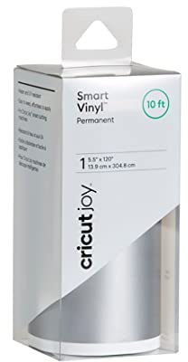 Cricut Joy Smart Vinyl Permanent Silver 10ft, 2007354