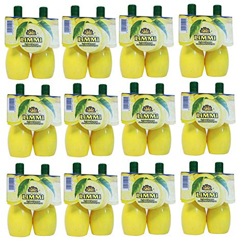 Lot 12x Lot 2x Jus citron pressé - Limmi - Pipette 125 ml