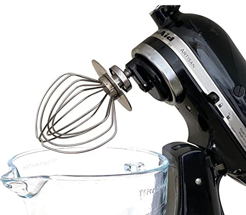 ARTISAN Schneebesen aus 100% Edelstahl 5KSM5THWWSS für KitchenAid Küchenmaschine 4,3 L und 4,8 L mit kippbarem Motorkopf