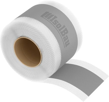 Isolbau Dichtband P2 Grau - 20 m Abdichtband Wasserdichtes Dichtungsband für Sanitär, Dusche, Bad, Fliesen, Balkon und Terrasse, Abdichtung für Innen- & Außenbereich Isolierung - 120 mm