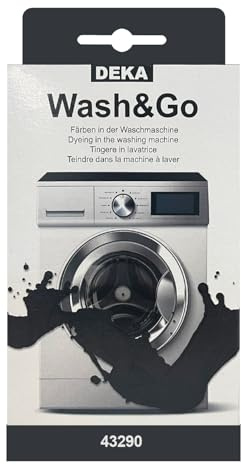 DEKA Waschmaschinenfarbe Wash & Go für 500g Stoff - Schwarz