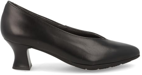 PITILLOS - Salón clásico Piel Ancho cómodo - 10854 para: Mujer Color: Negro Talla: 40