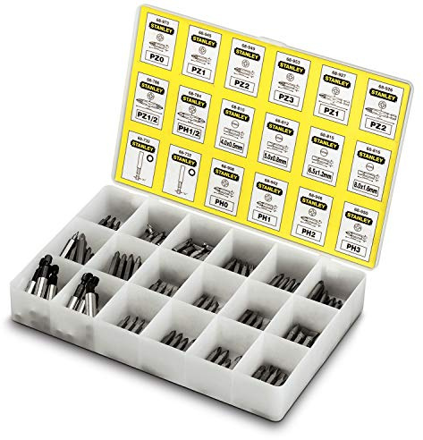 Stanley 1-68-741 - juego de 200 puntas para destornillador