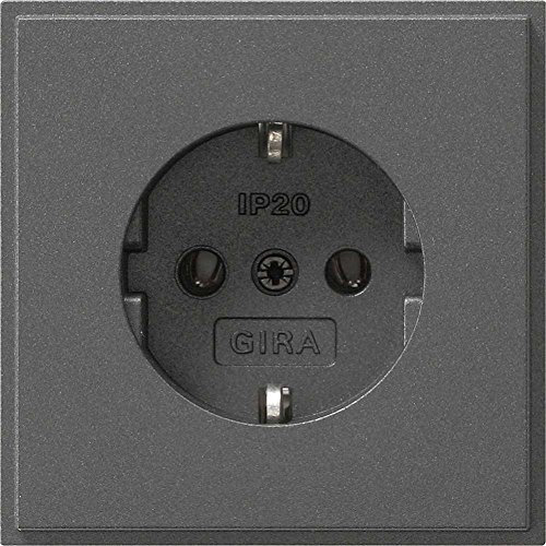 Gira 018867 Schuko Steckdose Gira TX_44, anthrazit