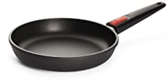 Woll Nowo Titanium Flachpfanne - Induktiv -, Ø 24 cm, 5 cm hoch, mit abnehmbarem Stiel - Geeignet für alle Herdarten, Aluminiumguss, Antihaft-Versiegelung