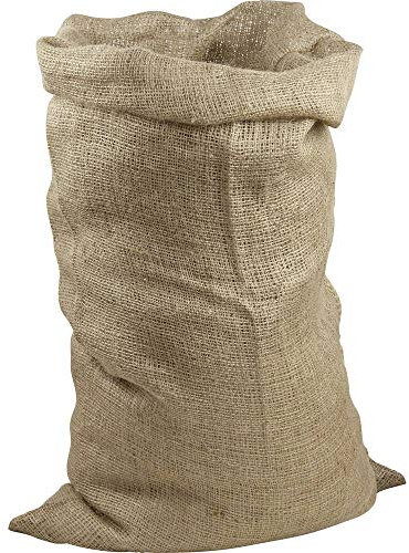 Meister Jutesäcke 105 x 60 cm - 3er Set - 50 kg Traglast - Ökologische Säcke aus Naturfaser - 100 % Jute - Strapazierfähig / Kartoffelsack / Frostschutz / Nikolaussack / Sackhüpfen / 9960920