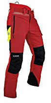 Pfanner 101761/2XL Schnittschutzhose Ventilation Größe XXL in rot/schwarz