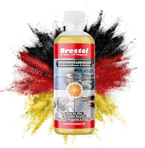 BRESTOL® ORANGENREINIGER 300 ml - Universalreiniger Fett Öl Kaugummi Baumharz Entferner Baumharzentferner Geruchsneutralisierer Orangenölreiniger