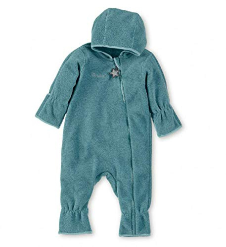 Sterntaler Unisex Kinder Overall Overall aus Microfleece, Mit Reißverschluss und Hand- und Fußstulpen