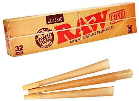 RAW Classic Pre-Rolled Cone King Size - 32 Stück - 109 mm - Basic32