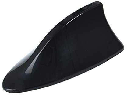 Elinala Antenne Requin Universelle Etanche Auto-Adhésive en Forme Daileron de Requin Noir