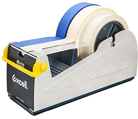 Excell slitstark skrivbordsbanddispenser (7,6 cm bred) med säkerhetsbladskydd för hem, kontor, butik, detaljhandel och lager (7,6 cm)
