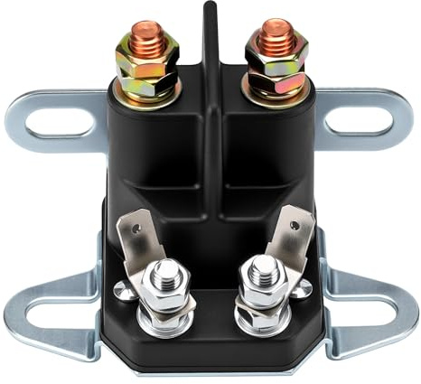 Cnornus Anlasserrelais Starterrelais Magnetschalter 4-poliger 12-Volt für ARIENS 03551000 für B&S 5410H 5410K für HUSQVARNA 532 10 90-81