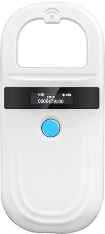Haustier ID Lesegerät Haustier ID Pet Scanner Hohe Helligkeit, Display-Erkennung, FDX-B ISO11784/11785, Haustier-Hunde, Pferde, Katzen, Schweine, RFID Mikrochip-Leser Haustier-Mikrochip-Scanner