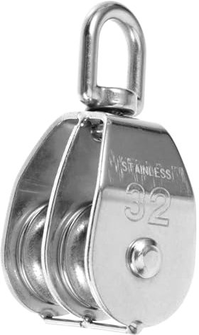 Anneome Marine Grade Doppelrolle M32 - Seilrollensystem Mit Hoher Tragkraft Für Marine Bau Und Heben