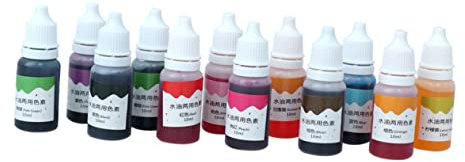 DIYEAH 12stücke Wasser-öl-farbpigment Zum Färben Von Seife Und Plastilin Für Diy Seifenherstellungsset Und Backdekorationswerkzeug