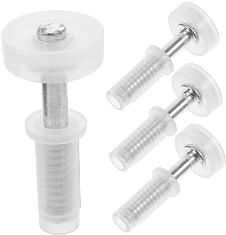 KONTONTY 4pièces Quincaillerie Charnières Porte Pliantes Robustes Pivots Métal Pour Double Porte Pliante Ouverture Stable Compatible