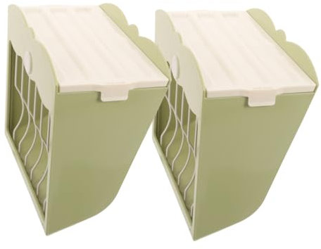 HOUDERCO 2stücke Futterspender Aus Kunststoff Für Kaninchen Und Meerschweinchen Hängend Mit Sauberer Futterbehälter Für Kleintiere Einfach Zu Reinigen
