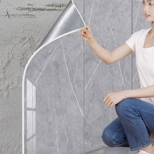 Dalle de plafond Panneaux De Plafond Suspendus Décoratifs 300 X 600 Cm/400 X 800 Mm, Revêtement Auto-adhésif À Support Puissant, Carrelage Mural Suspendu(300x600 mm 70 pcs cover 12.6 m²)