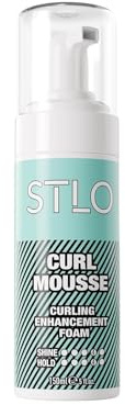STLO Mousse for Perfect Curls - Radiant Shine with Frizz Control - Lightweight Moisturizing Foam