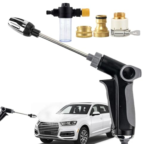 À Haute Pression Pour Tuyau,Lance Arrosage Pour Tuyau D'Eau | Pulvérisateur Léger Lavage Voiture Arrosage Extérieur Robinet