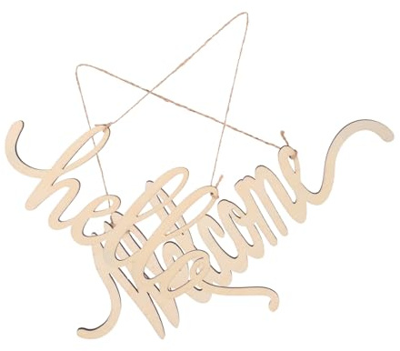 INOOMP 2 Ensembles Lettres Creuses Décoratives Ornements Muraux Massif pour Accueil et Décoration de Maison Boutique Mariage et