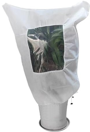 Copertura antigelo per piante, 160 x 180 cm, efficace protezione antigelo isolante, copertura per piante da giardino, aiuole rialzate, cespugli, rose, alberi da raccolto di palme, agrumi, fico