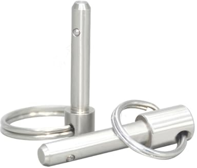 Perno a sgancio rapido in acciaio inossidabile, 1 pezzo di bloccaggio a sfera a molla in acciaio inossidabile da 10 mm diametro, a sgancio rapido utilizzato for attrezzature fitness(10x85mm)