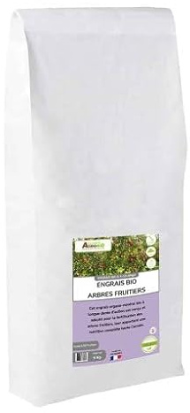 Engrais bio micro granulés 6-5-10 arbres fruitiers 5 Kg